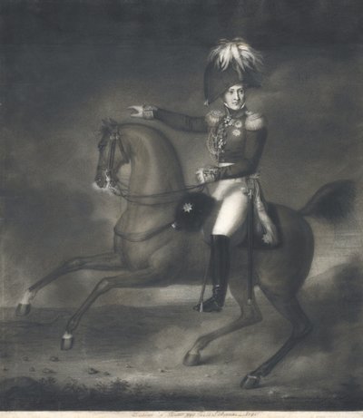 Portrét hraběte Alexandra Ivanoviče Černyšova 1786-1857 od Louis Rene Letronne