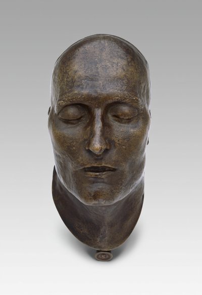 Posmrtná maska Napoleona, model 1821, obsazení 1833 od Louis Richard