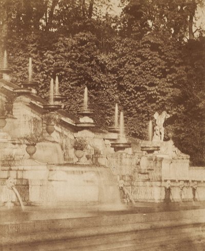 Kaskáda v Chateau de St. Cloud od Louis Rémy Robert