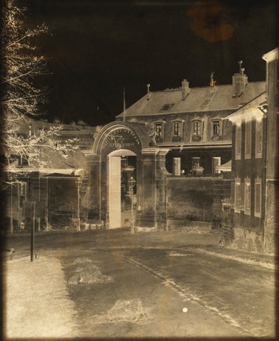 Brána do továrny Sèvres od Louis Rémy Robert