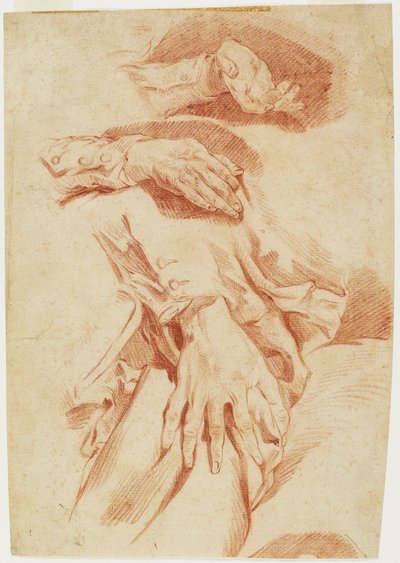 Studie rukou, 1770-1780 od Louis Rolland Trinquesse