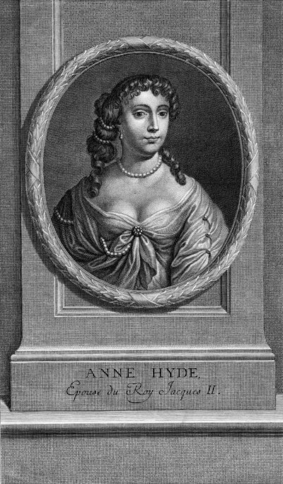 Lady Anne Hyde, 1700-1720. od Louis Simmoneau