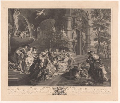 Tuin der Liefde The Garden Of Love (název na objektu) od Louis Simon Lempereur
