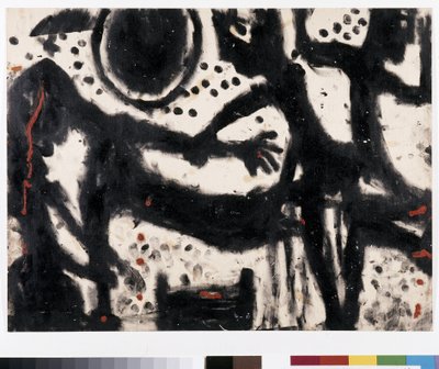 Smrtelná modřina, 1939 (inkoust a kvaš na papíře) od Louis Soutter