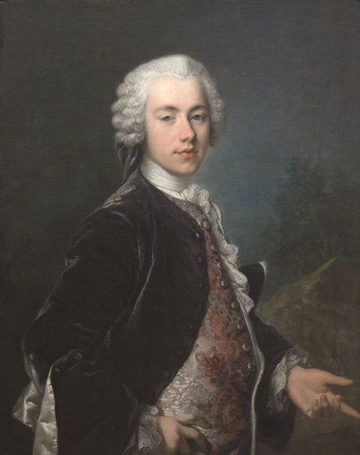Portrét Frederika Berregaarda od Louis Tocqué