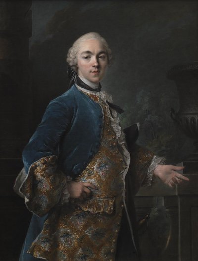 Portrét Frederika Christiana Kraga (1726-1763) od Louis Tocqué