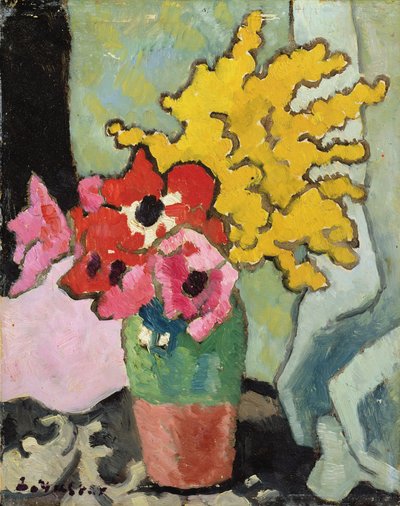 Sasanky a mimózy od Louis Valtat