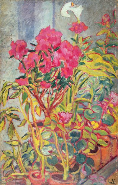Azalky, kolem roku 1918 (olej na palubě) od Louis Valtat