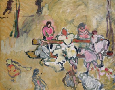 Děti si hrají v Rue Caulaincourt, kolem 1907-1914 (olej na plátně) od Louis Valtat