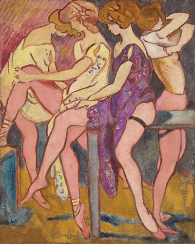 tanečníci; tanečníci od Louis Valtat