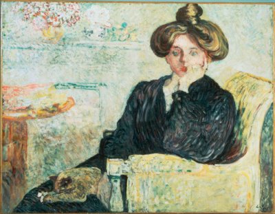 Louis Valtat, "Jeune femme pensive" / Olej na plátně, 1903 od Louis Valtat