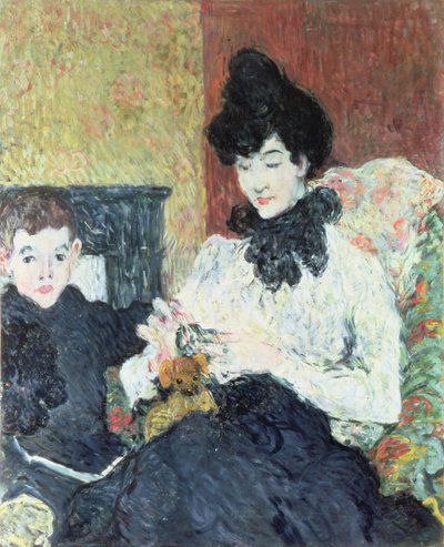 Madame Doubrere a její syn od Louis Valtat