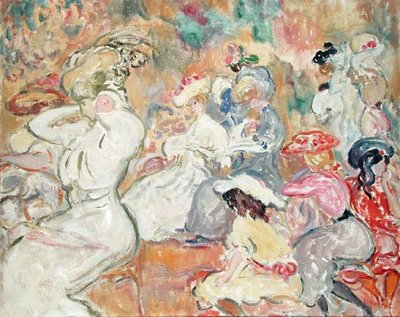 Mladé ženy v zahradě, kolem roku 1898 (olej na plátně) od Louis Valtat