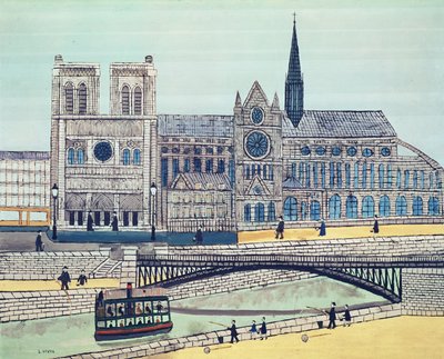 Notre-Dame (jižní strana), kolem roku 1933 od Louis Vivin
