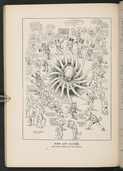 Socialismus, ze str. 46, Louis Wain Annual od Louis Wain