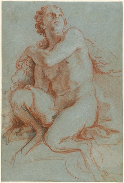 Sedící Faun od Louis de Boullogne the Younger