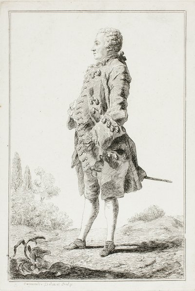 Baron z Besenvalu od Louis de Carmontelle