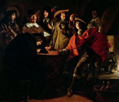 Stráže kouří, 1643 od Louis le Nain