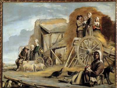 Vozík aneb návrat sena Obraz Louis Le Nain (1593-1648) od Louis le Nain