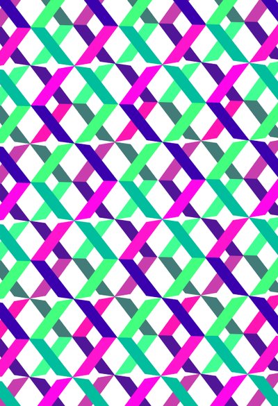 Geometrické kříže, 2014, (digitální média) od Louisa Hereford