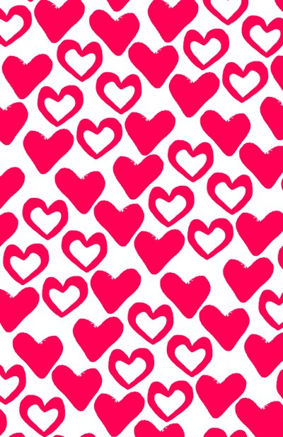 Simple Hearts, digitální obraz (2014) od Louisa Hereford
