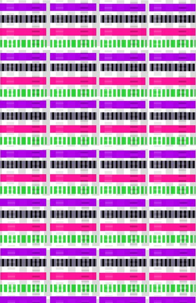 Stripe and Check, 2014 (digitální média) od Louisa Hereford