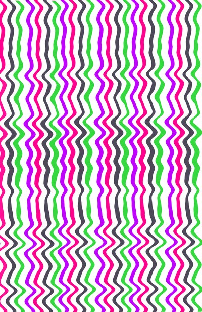 Vlnitý pruh, 2014 (digitální média) od Louisa Hereford