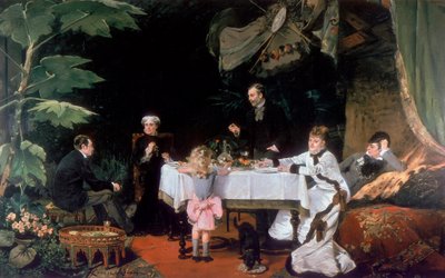 Oběd na konzervatoři, 1877 od Louise Abbéma