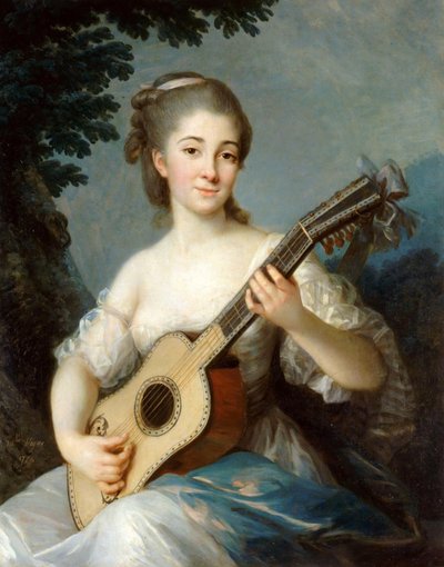 Portrét Marie-Louise de Robien, 1774. od Elisabeth Louise Vigee Lebrun