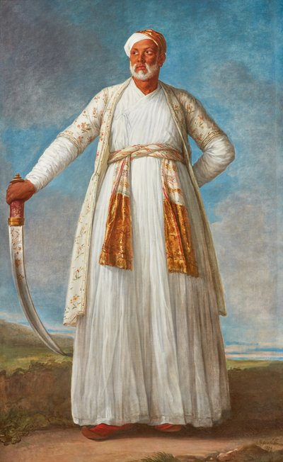 Portrét Muhammada Dervishe Khana, velvyslance u francouzského dvora poslaný Tipu Sultanem, 1788. od Elisabeth Louise Vigee Lebrun