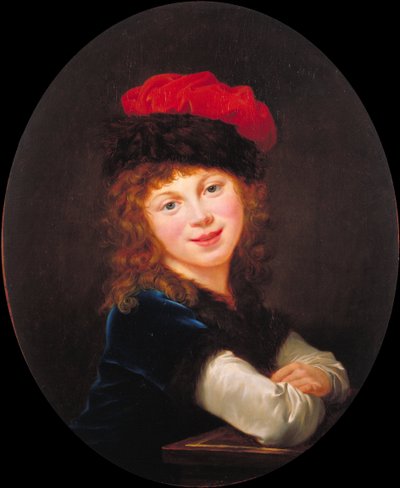 Portrét dívky od Elisabeth Louise Vigee-Lebrun