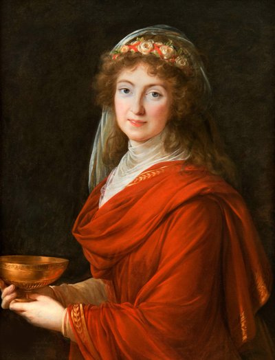 Portrét hraběnky Siemontkowsky-Bystry, 1793. od Elisabeth Louise Vigee-Lebrun
