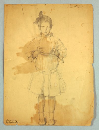 Dívka s mísou od Louise Howland King Cox