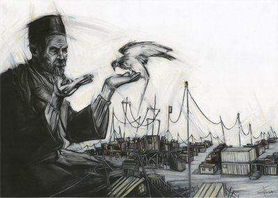 Stařec a sokol od Lourens Joubert