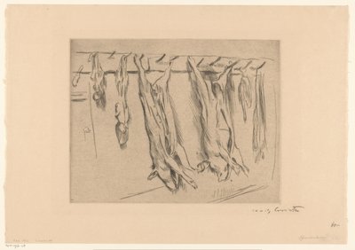 poražená prasata od Lovis Corinth (signed by artist)