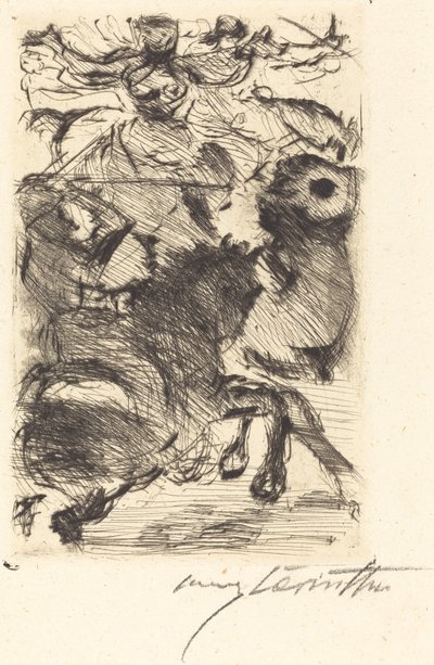 Adhba die Kamelin Adhba velbloud, 1919. od Lovis Corinth