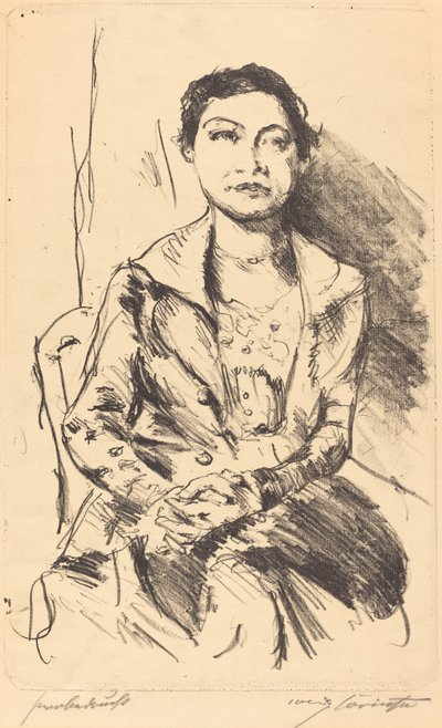 Anneliese Halbe, 1918. od Lovis Corinth