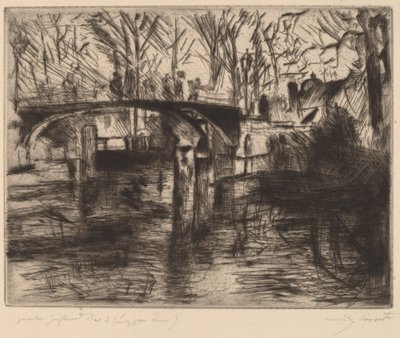 Z Tiergarten (Z Tiergarten) od Lovis Corinth
