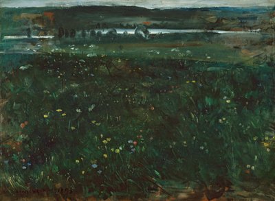 U Unterschäftlarnu na řece Isar od Lovis Corinth