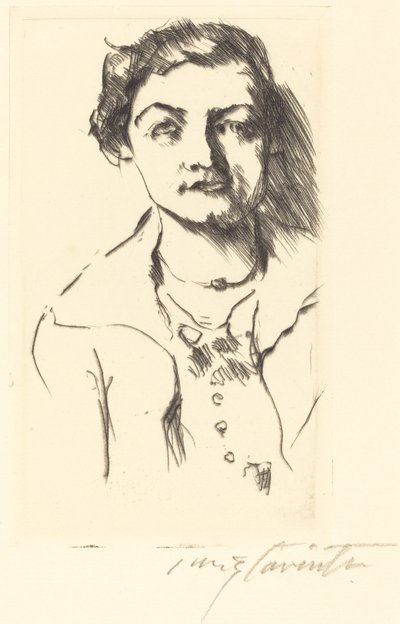 Portrét mladé ženy - Anneliese Halbe, 1918. od Lovis Corinth
