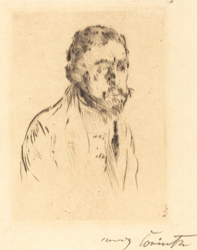 portrétní studie H. St. (Portrétní studie H. St.) od Lovis Corinth