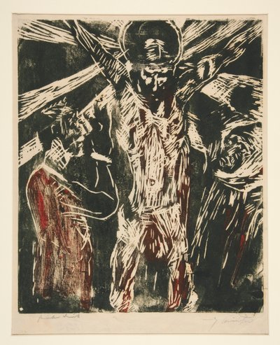 Kristus na kříži od Lovis Corinth