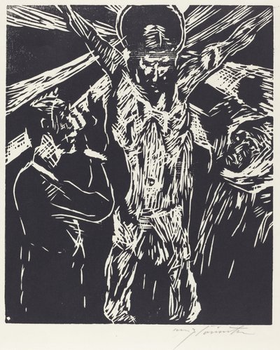Kristus na kříži Ukřižování, 1919. od Lovis Corinth