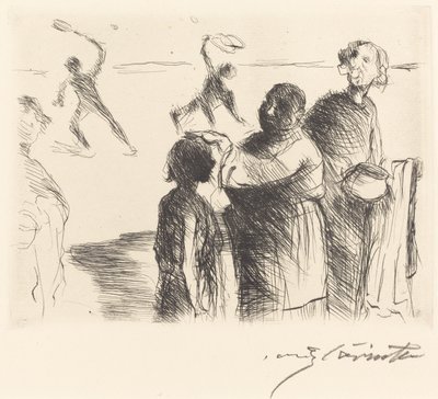 Gastmahl z Trimalchia: pl. II (Trimalchiova hostina: pl. II) od Lovis Corinth