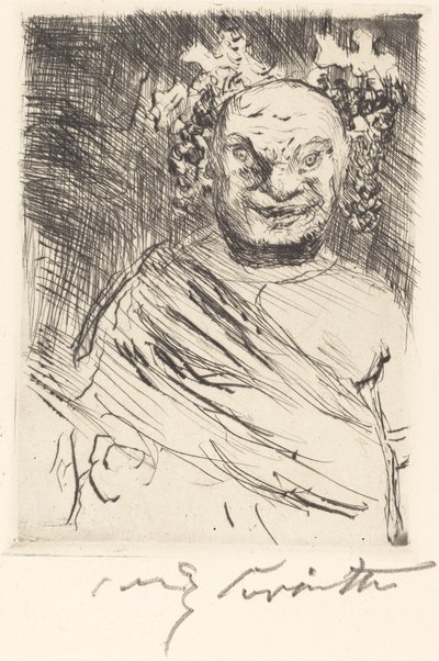 Gastmahl z Trimalchia: pl. I (Trimalchiova hostina: pl. I) od Lovis Corinth