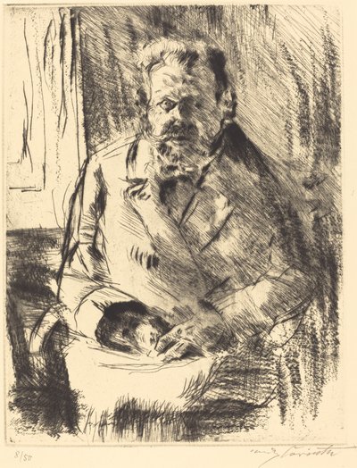 Básník od Lovis Corinth