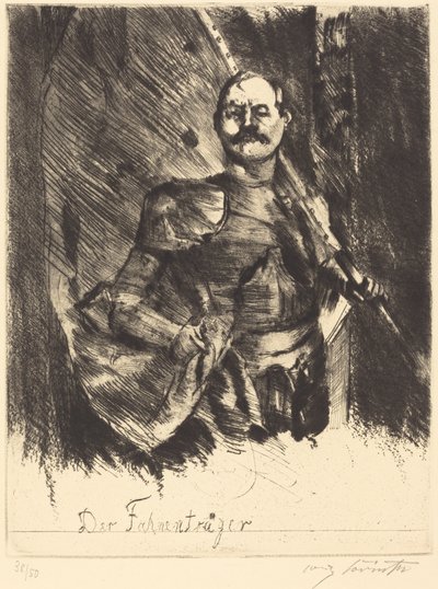 Standardní nosič The Standard Bearer, 1920. od Lovis Corinth