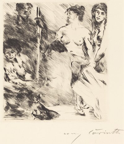 Der Harem Harem, 1914. od Lovis Corinth