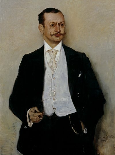 Malíř Carl Strathmann od Lovis Corinth