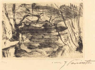 Der Neue See (Nové jezero) od Lovis Corinth